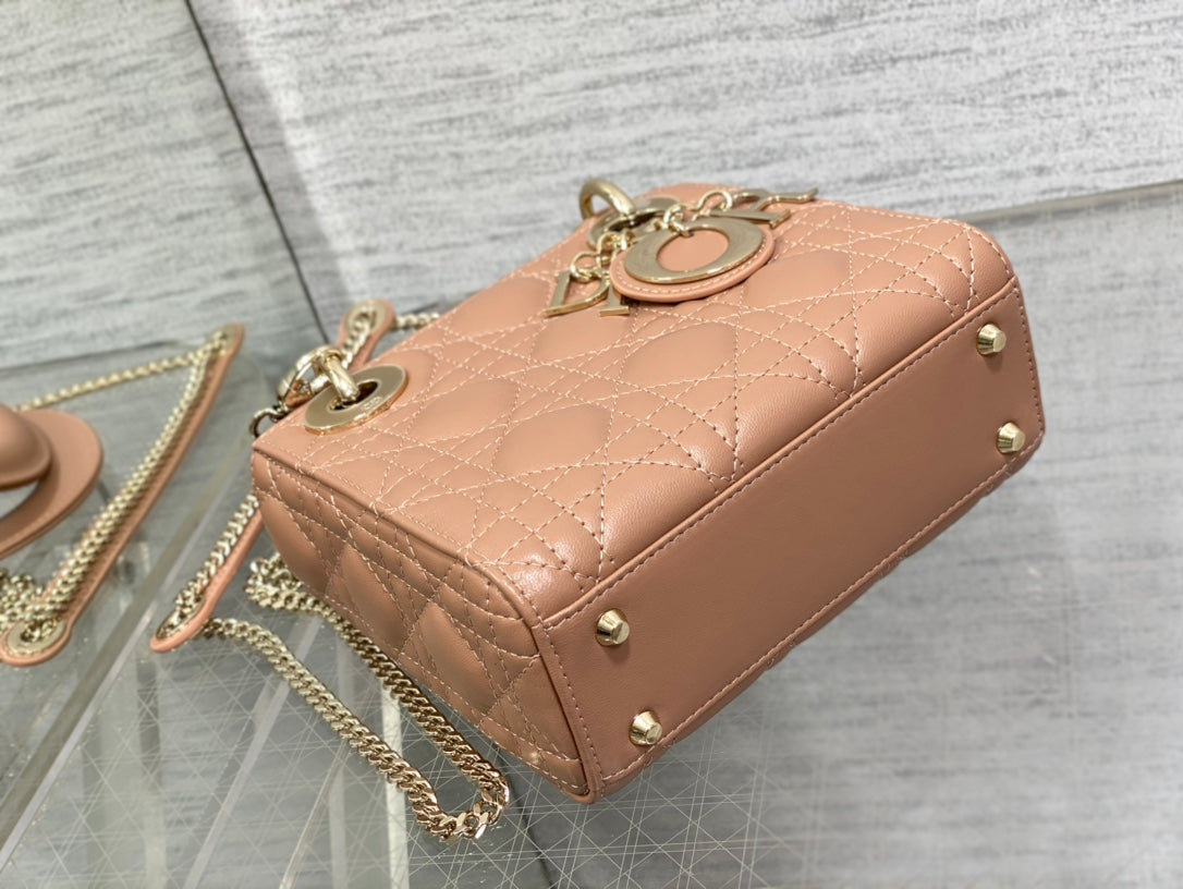Minibolso Lady Dior maquillaje 17 cm