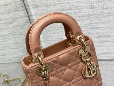 Minibolso Lady Dior maquillaje 17 cm