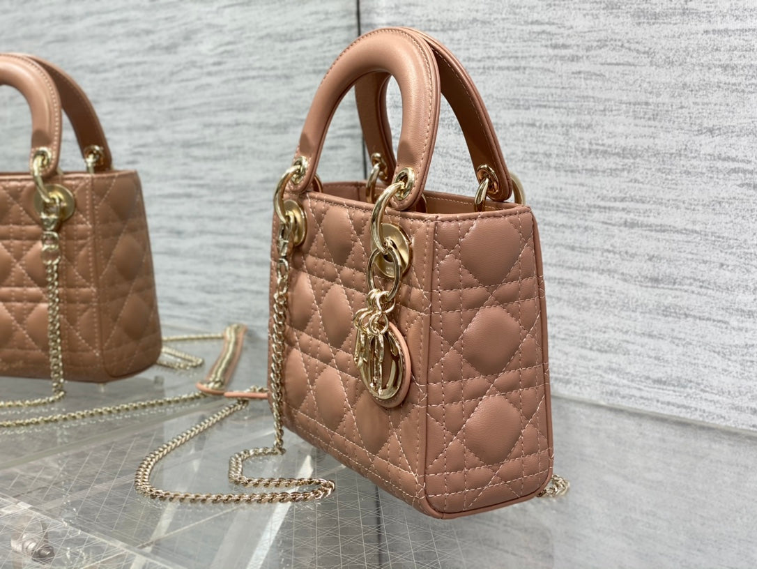 Minibolso Lady Dior maquillaje 17 cm