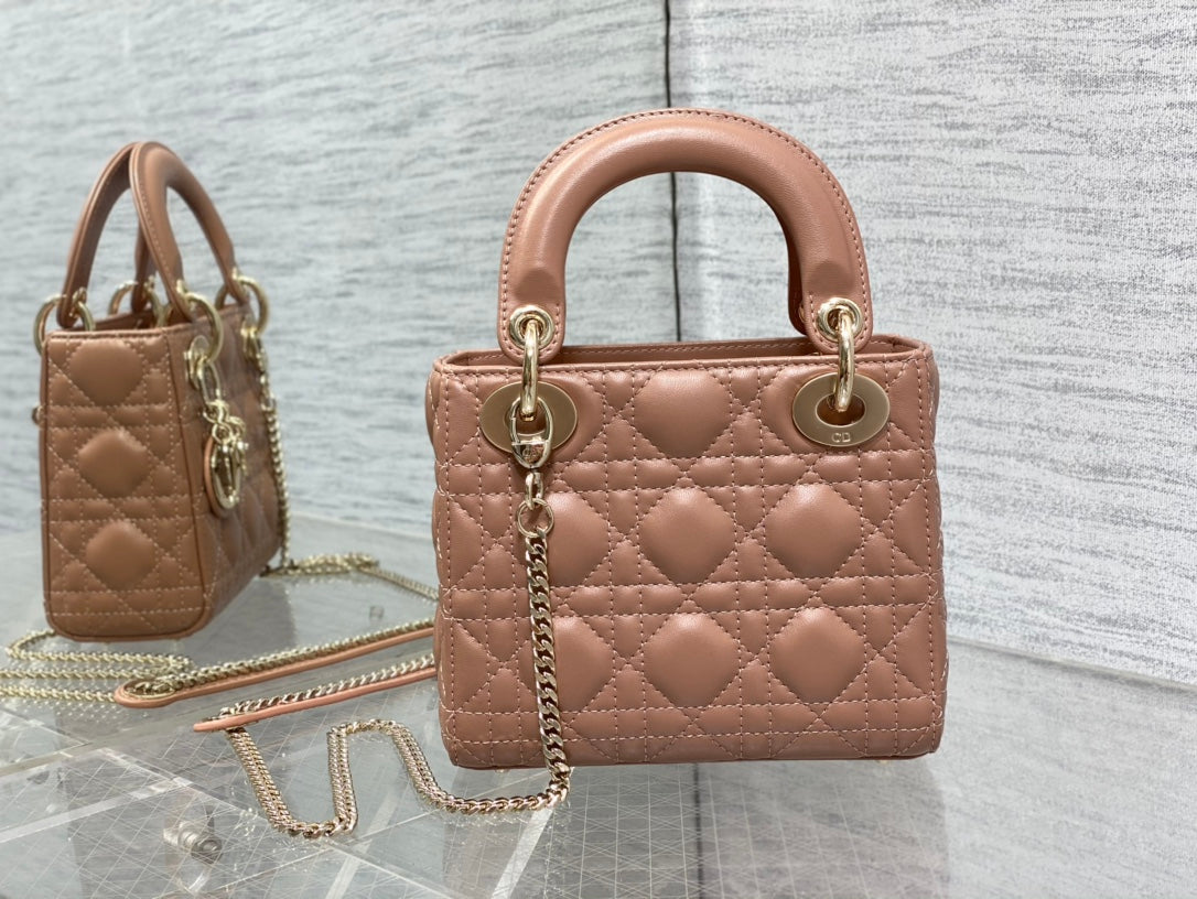 Minibolso Lady Dior maquillaje 17 cm