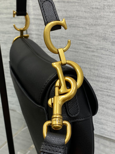 Minibolso Saddle negro 19 cm