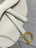 Minibolso Saddle blanco 19 cm