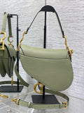 Bolso Saddle verde 25 cm