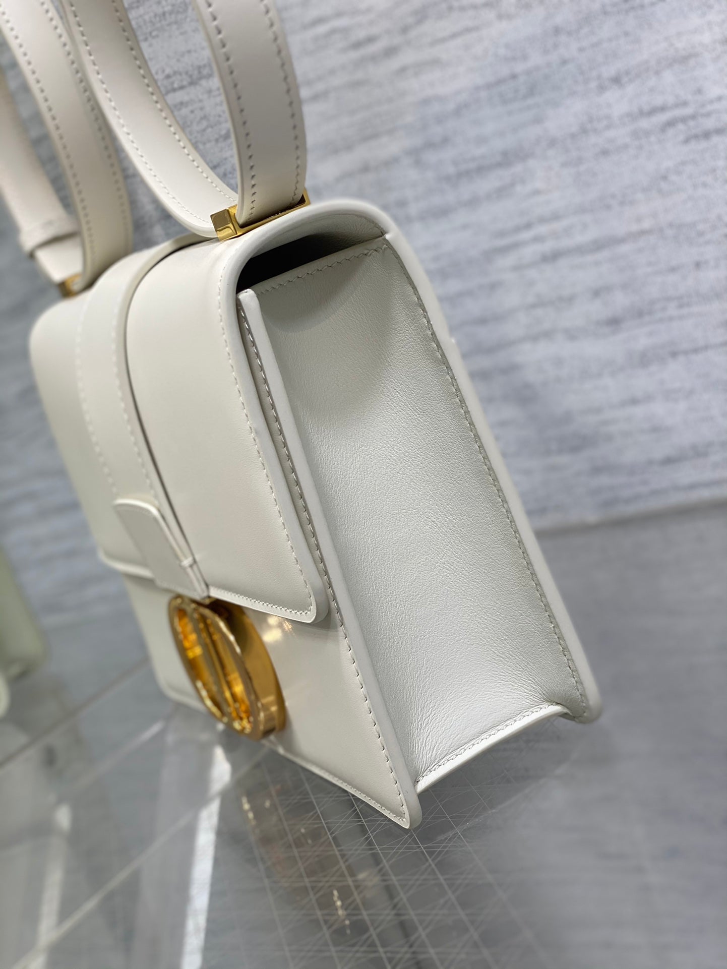 Bolso 30 Montaigne blanco 24 cm