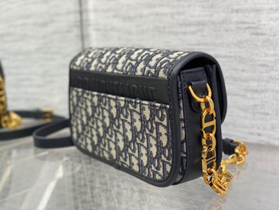 Bolso Montaigne Avenue azul 22 cm