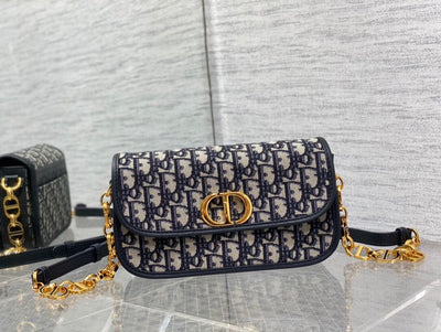Bolso Montaigne Avenue azul 22 cm