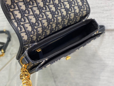 Bolso Montaigne Avenue azul 22 cm