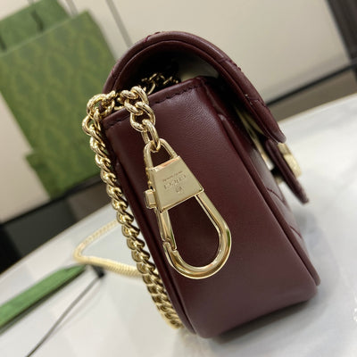 Microbolso GG Marmont Rojo 16 cm