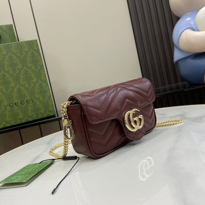 Microbolso GG Marmont Rojo 16 cm