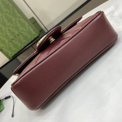 Microbolso GG Marmont Rojo 16 cm