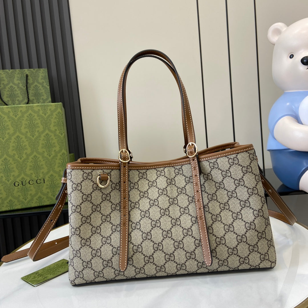 Bolso Tote Mediano GG Emblem 38 cm