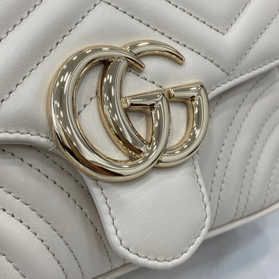 Bolso mini GG Marmont Blanco