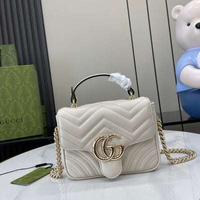 Bolso mini GG Marmont Blanco