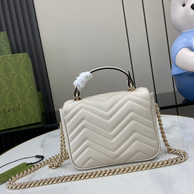 Bolso mini GG Marmont Blanco