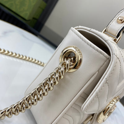 Bolso mini GG Marmont Blanco