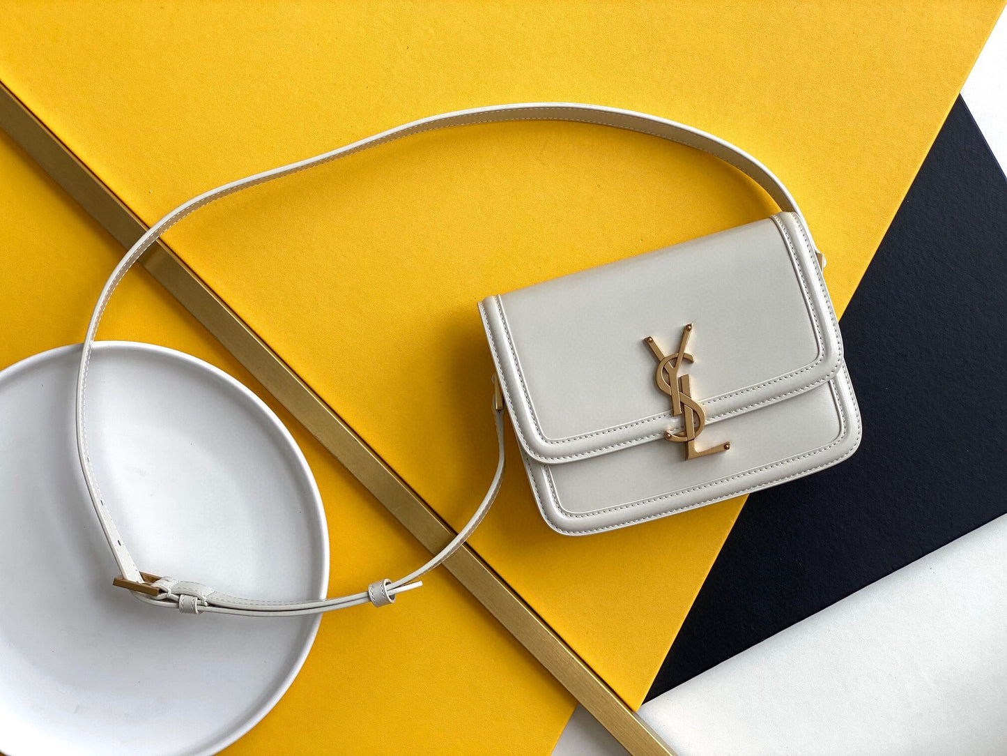 Bolso Solferino Blanco 23 cm