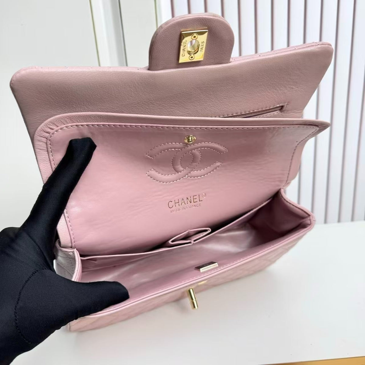 Bolso Clásico Rosa 23 cm