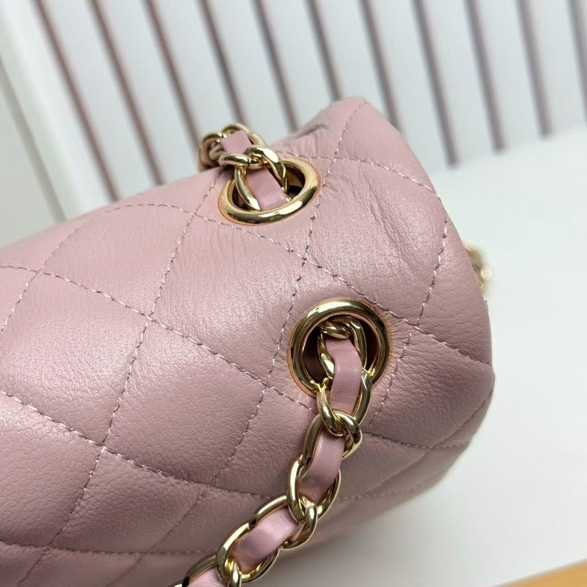 Bolso Clásico Rosa 23 cm