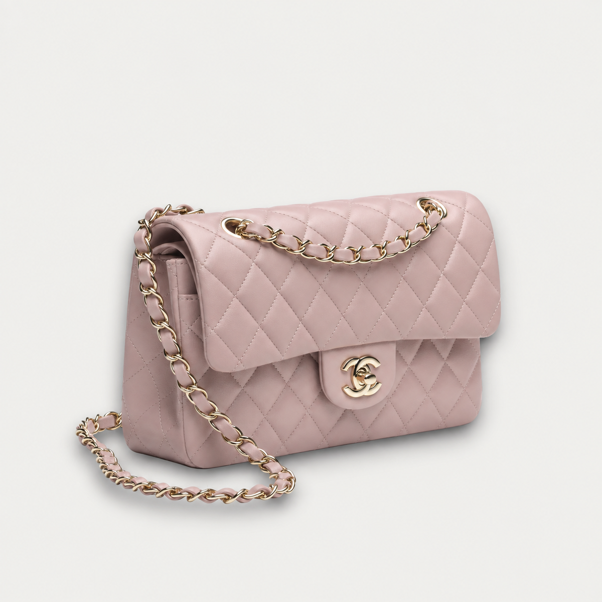Bolso Clásico Rosa 23 cm