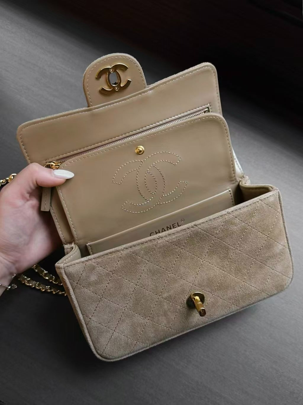 Bolso mini con solapa