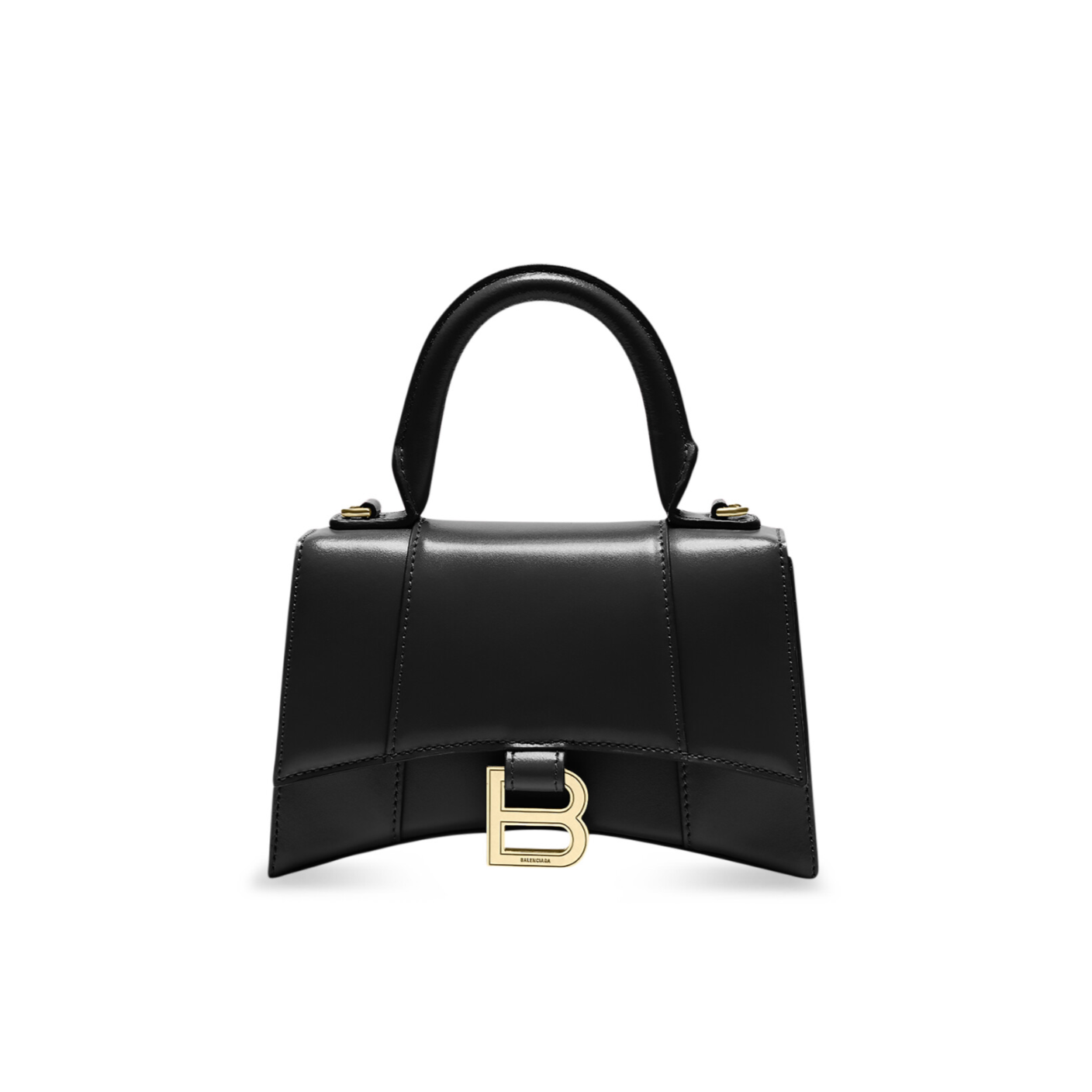 Bolso de Mano Hourglass XS de piel  Negra