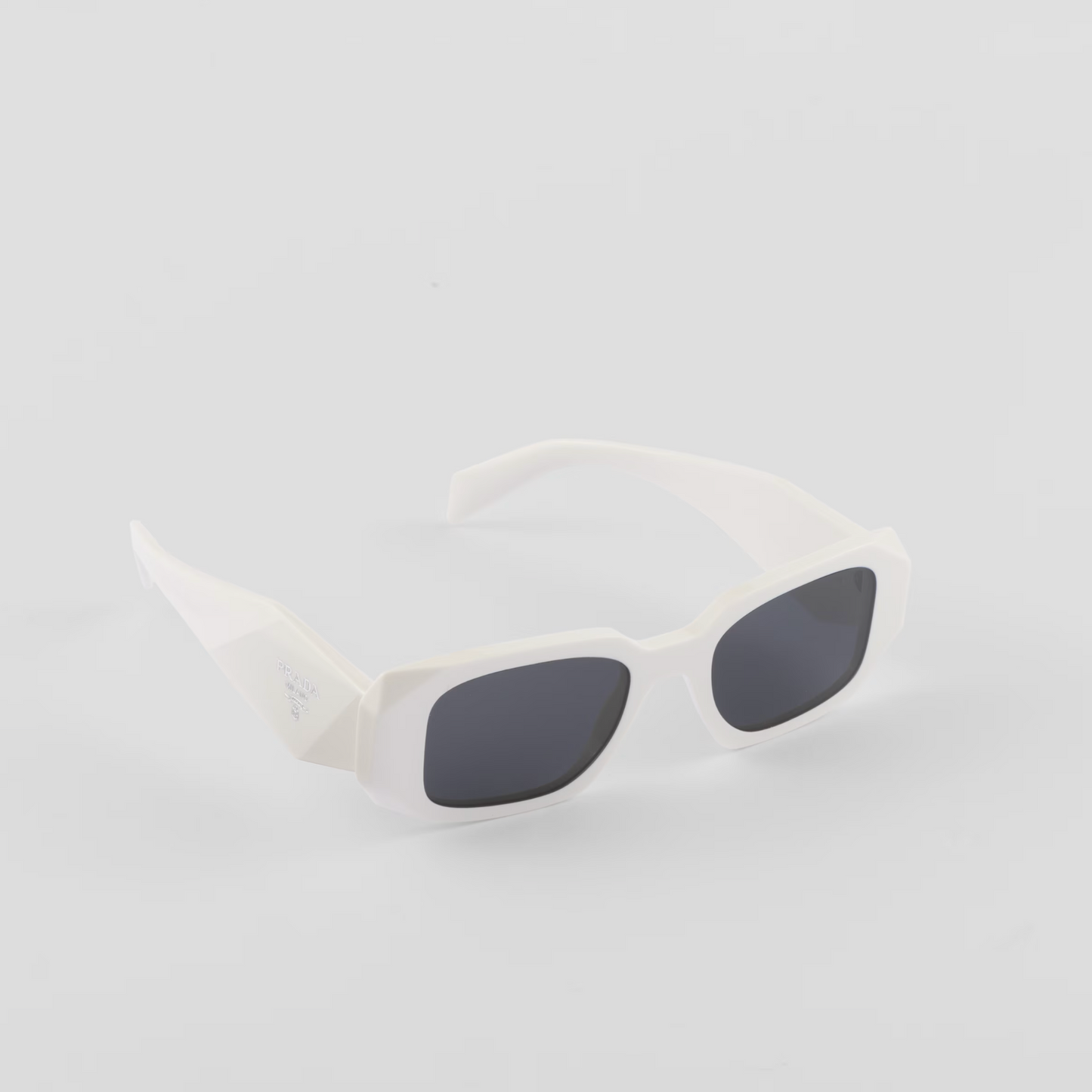 Gafas de sol Prada Symbole Blancas Lentes Gris Pizarra