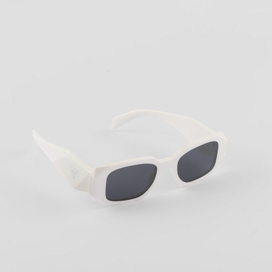 Gafas de sol Prada Symbole Blancas Lentes Gris Pizarra