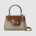 Bolso Gucci Horsebit 1955 Mini Marrón