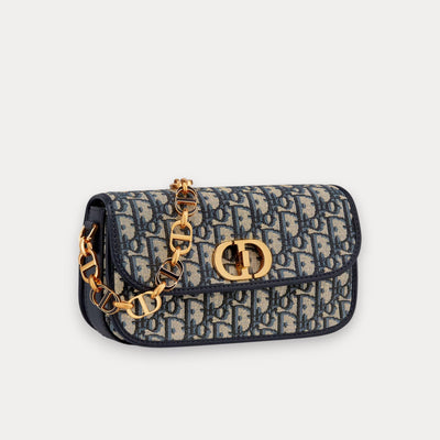 Bolso Montaigne Avenue azul 22 cm