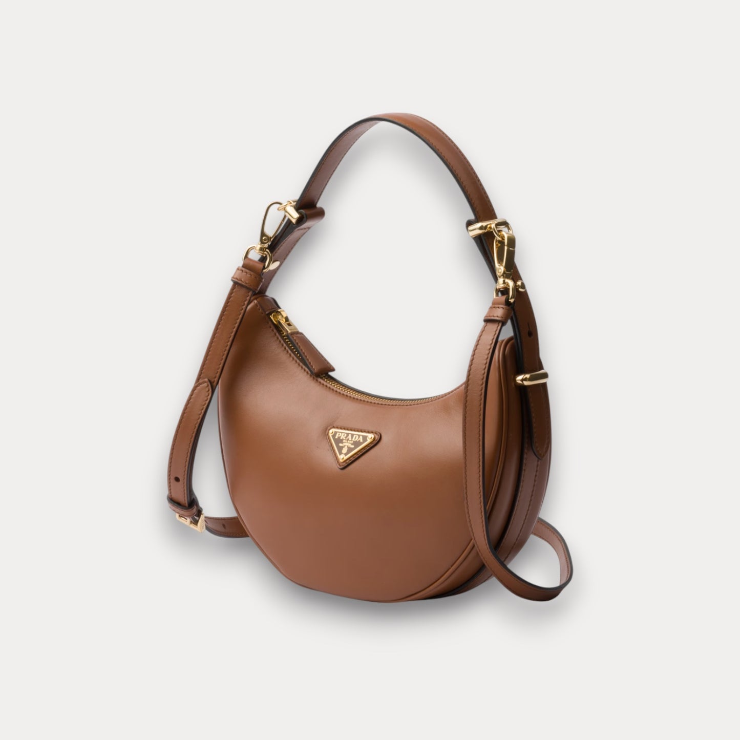 Bolso Bandolera Arqué Marrón 22 cm