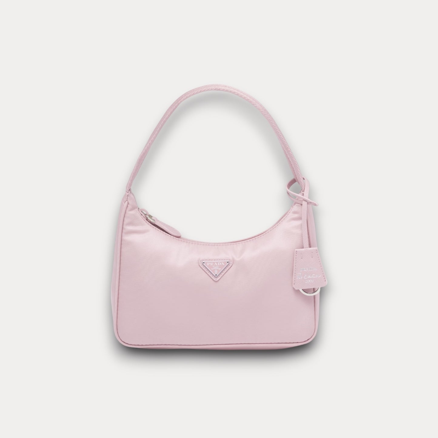 Minibolso Nylon Re-Edition 2000 Rosa 22 cm
