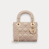 Minibolso Lady Dior beige 17 cm