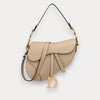 Bolso Saddle beige 25 cm