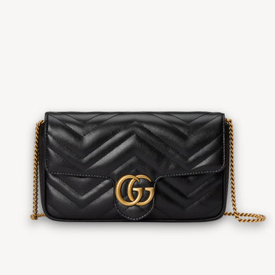 Mini Bolso GG Marmont  Negro 21 cm