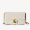 Mini Bolso GG Marmont Blanco 21 cm