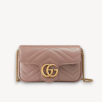 Microbolso GG Marmont Rosa 16 cm