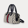 Minibolso de mano Ophidia Supreme Beige/Azul