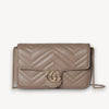 Mini Bolso GG Marmont Marrón 21 cm