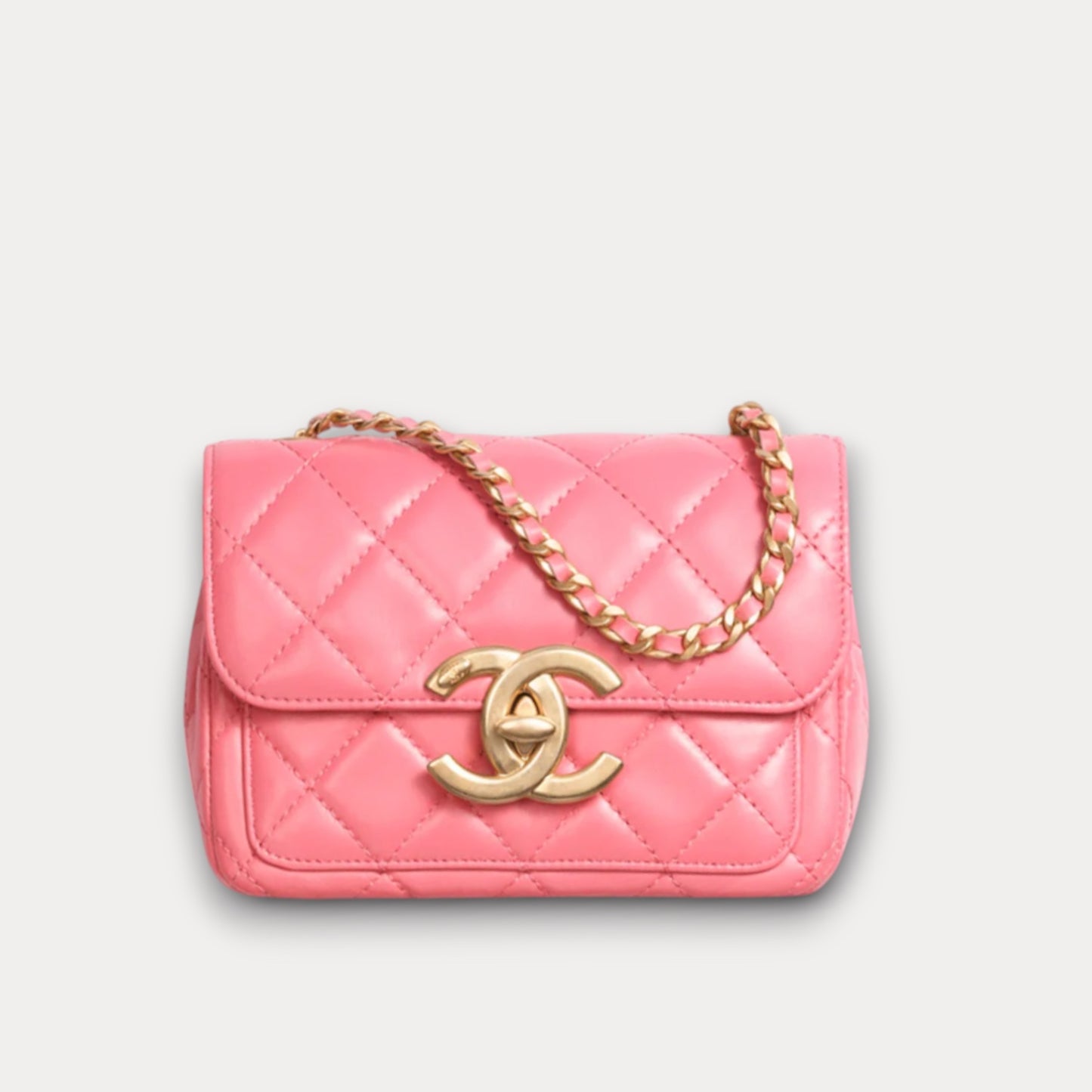 Bolso Mini Con Solapa 19 cm