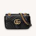 Mini Bolso GG Marmont Negro 22 cm