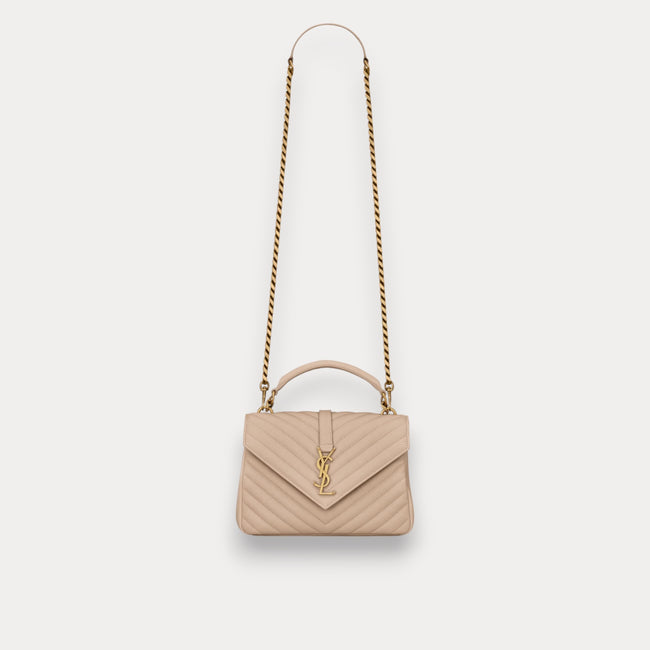 Bolso College Beige 24 cm