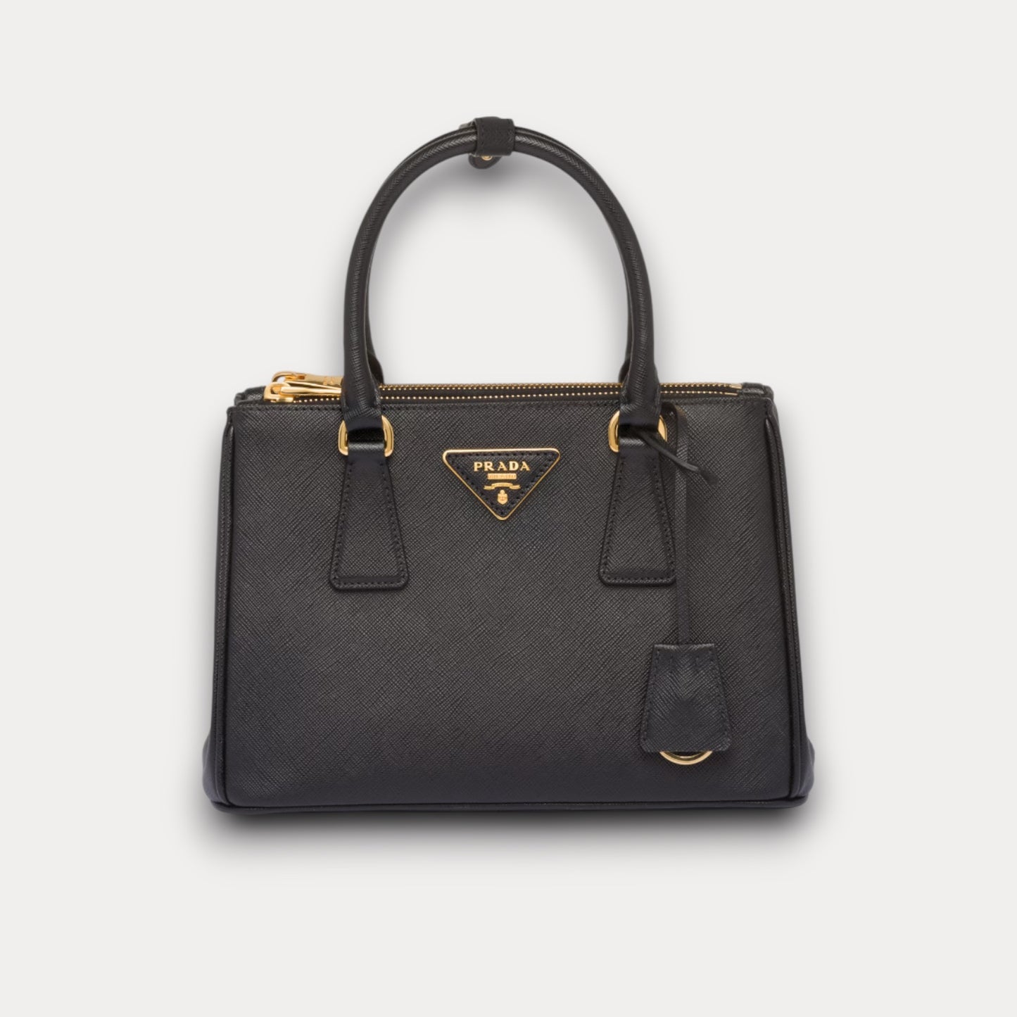 Bolso Galleria Saffiano Negro 25 cm