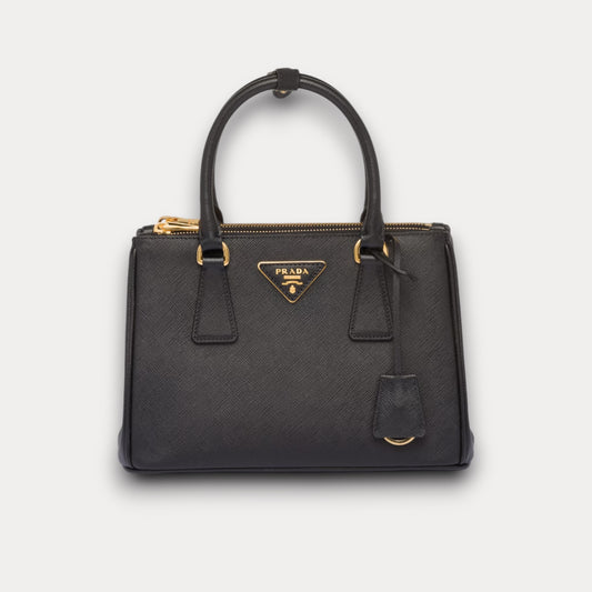Bolso Galleria Saffiano Negro 25 cm