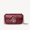 Microbolso GG Marmont Rojo 16 cm