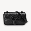 Mini Bolso GG Marmont Negro 22 cm