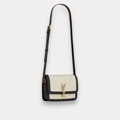 Bolso Solferino Blanco/Negro 19 cm