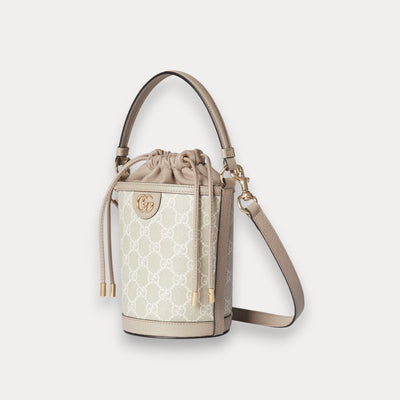 Minibolso Bombonera Ophidia Beige
