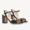 Sandalia Horsebit Negro