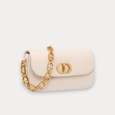 Bolso Montaigne Avenue blanco 22 cm
