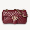 Bolso De Hombro GG Marmont Rojo 26 cm